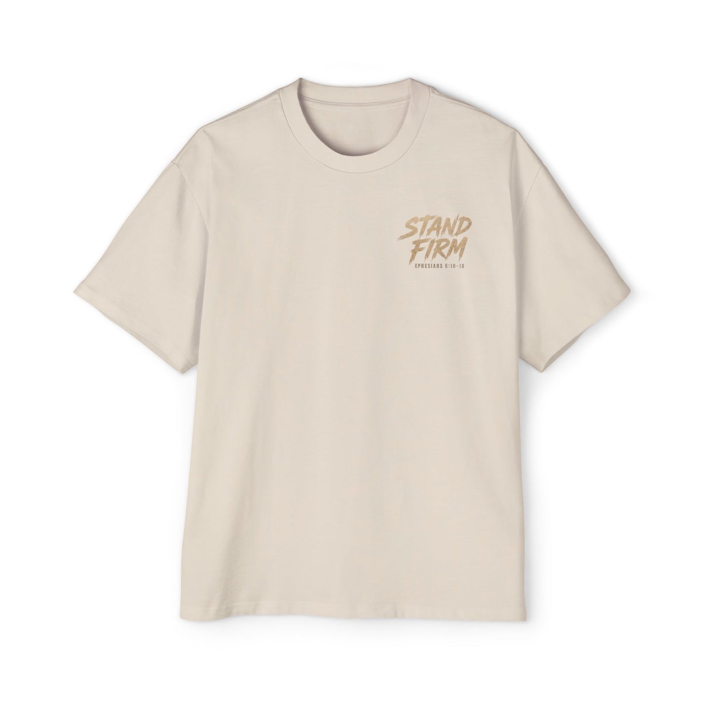 Stand Firm Shield T‑Shirt — Christian Faith Armor Graphic Tee
