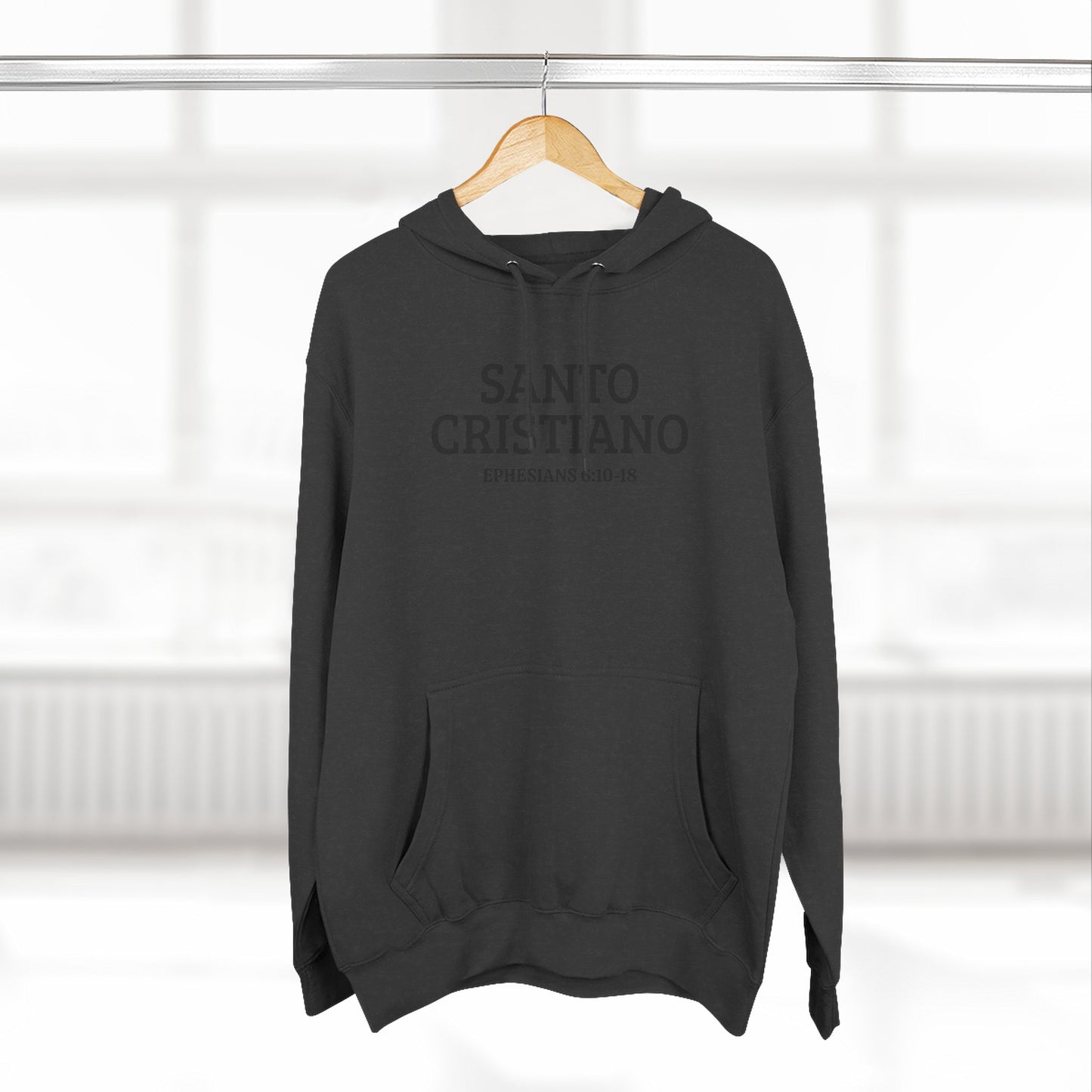 Christian Hoodie - "Soldier of Christ" Shield Fleece Pullover