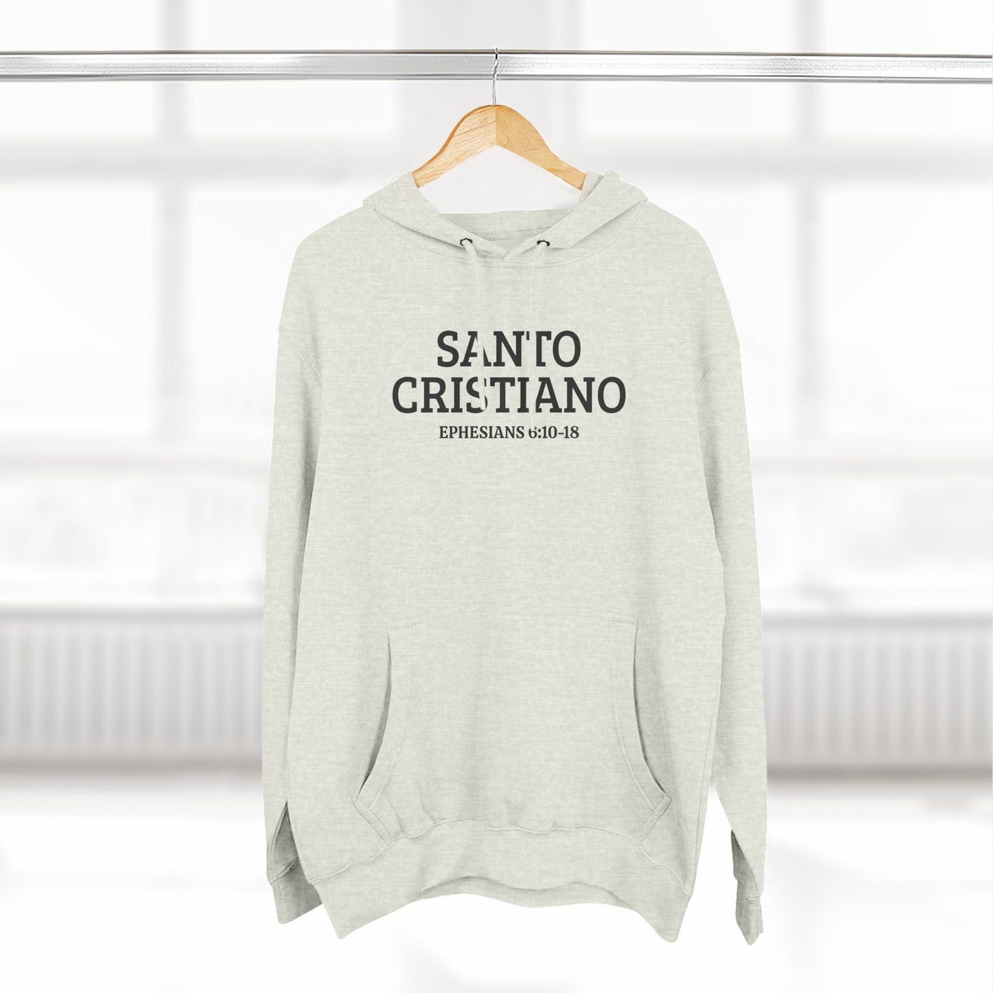 Christian Hoodie - "Soldier of Christ" Shield Fleece Pullover