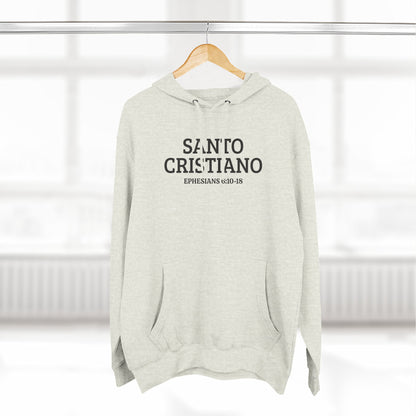 Christian Hoodie - "Soldier of Christ" Shield Fleece Pullover