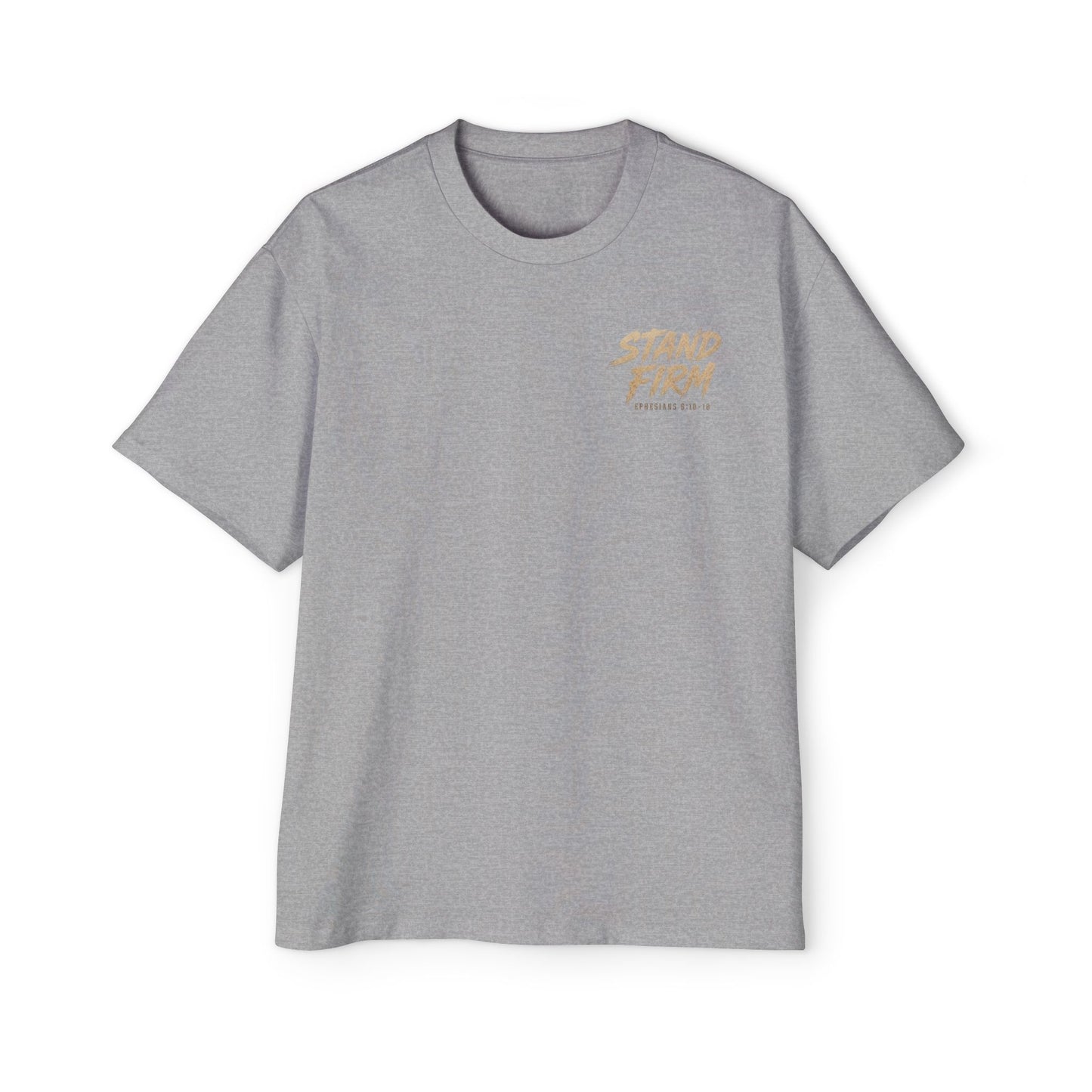 Stand Firm Shield T‑Shirt — Christian Faith Armor Graphic Tee