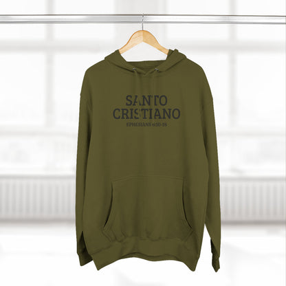Christian Hoodie - "Soldier of Christ" Shield Fleece Pullover
