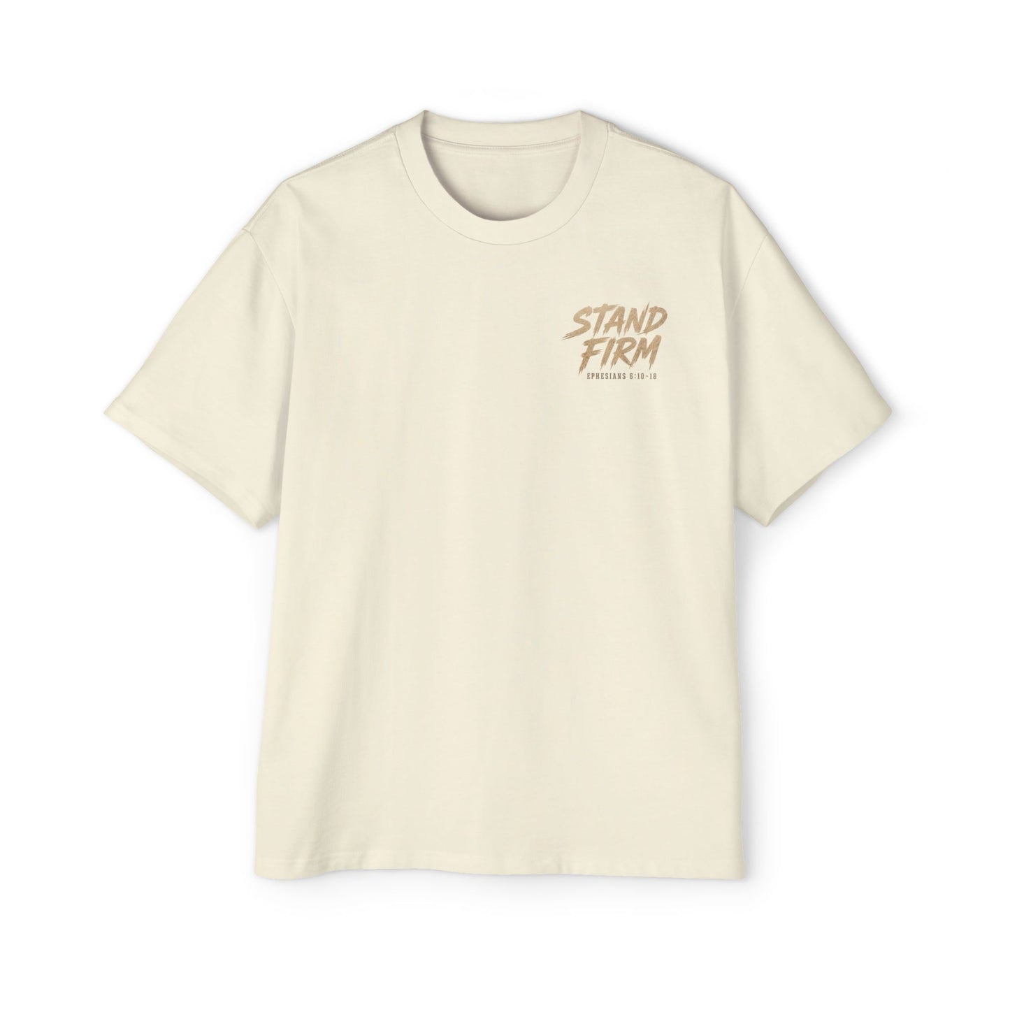 Stand Firm Shield T‑Shirt — Christian Faith Armor Graphic Tee