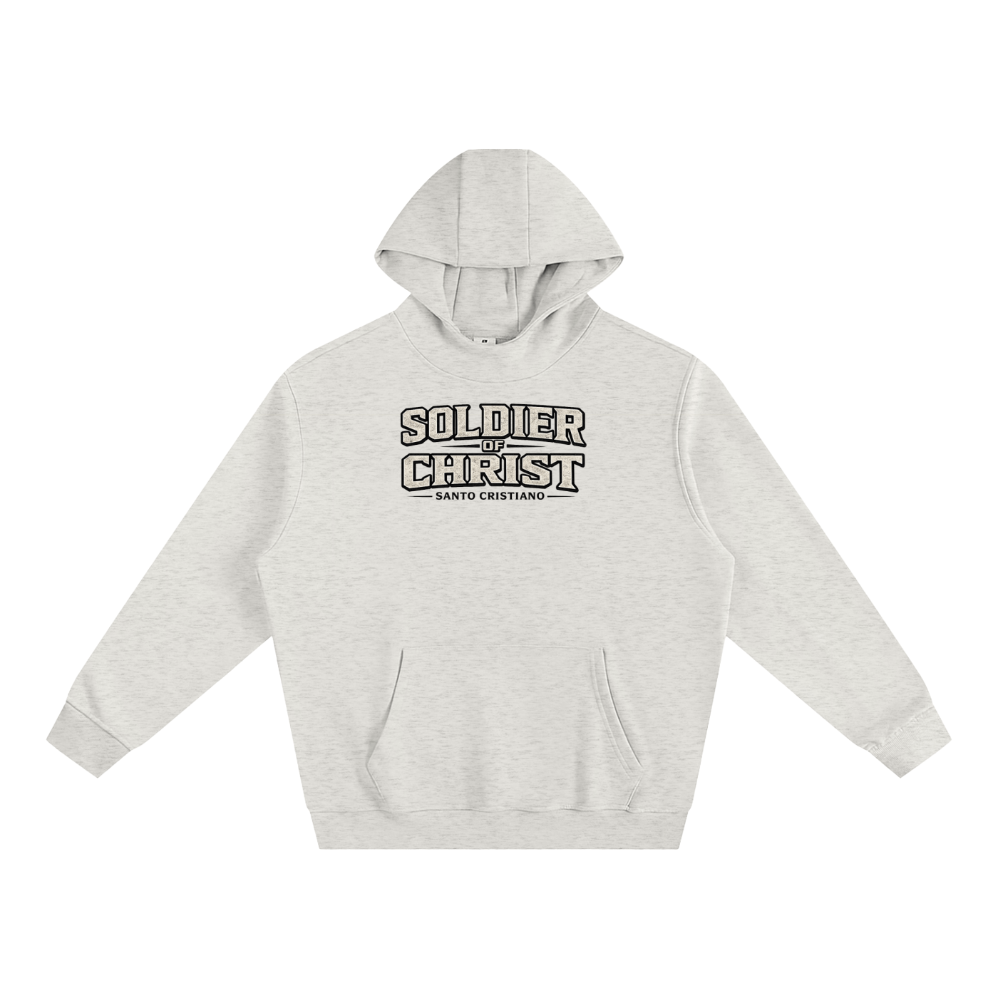 Soldier of Christ Fleeced High Neck Hoodie