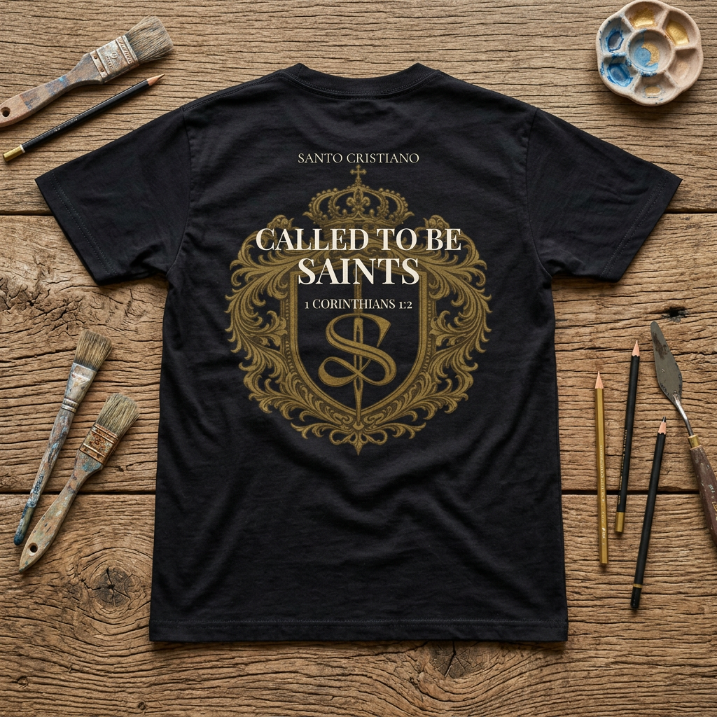 Saint By Calling T-Shirt — "Called to Be Saints" Christian Graphic Tee