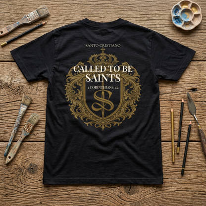 Saint By Calling T-Shirt — "Called to Be Saints" Christian Graphic Tee