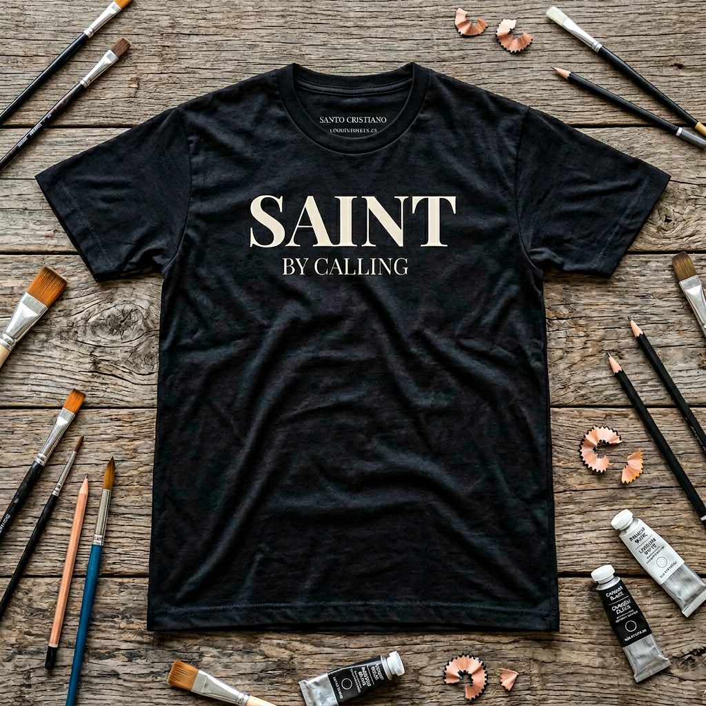 Saint By Calling T-Shirt — "Called to Be Saints" Christian Graphic Tee