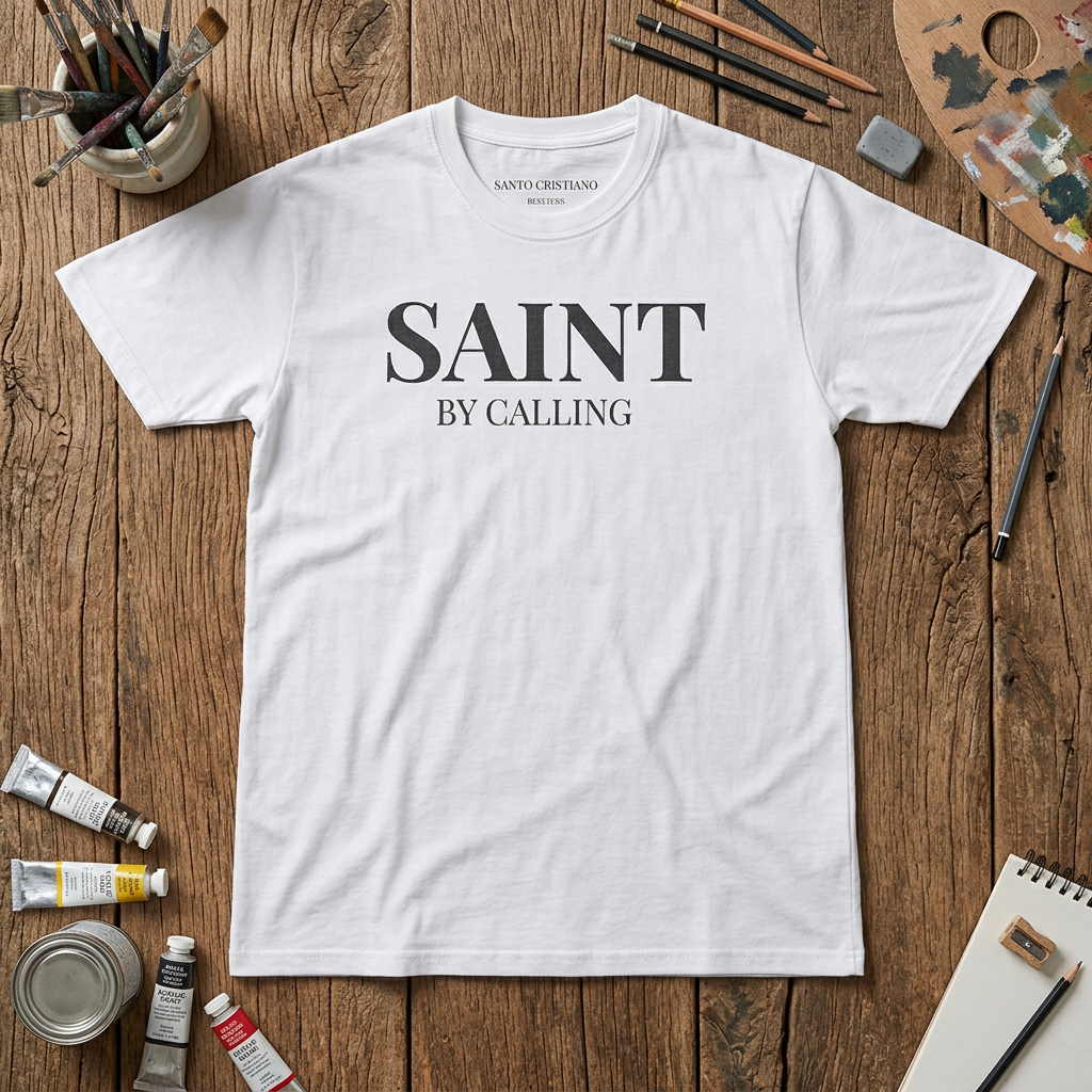 Saint By Calling T-Shirt — "Called to Be Saints" Christian Graphic Tee