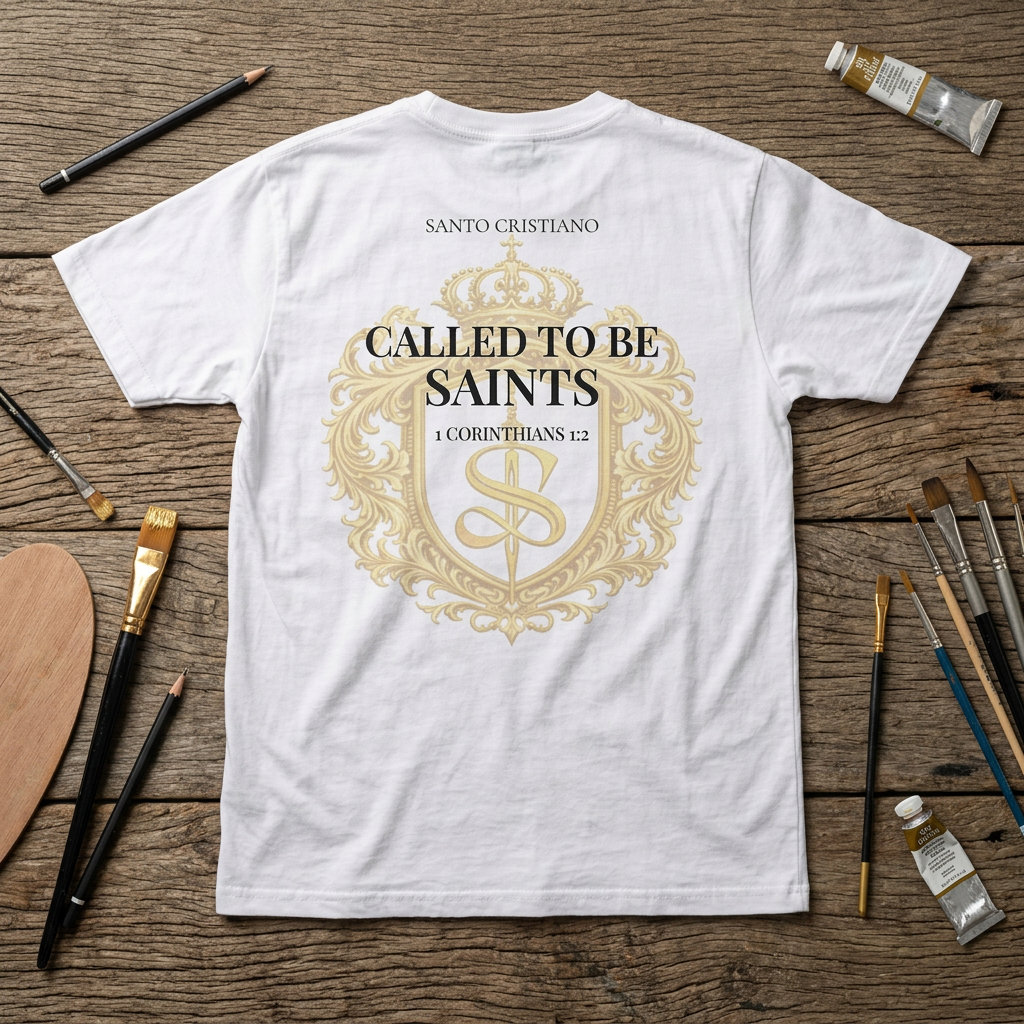 Saint By Calling T-Shirt — "Called to Be Saints" Christian Graphic Tee