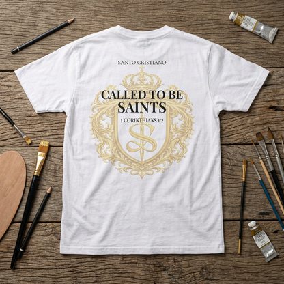 Saint By Calling T-Shirt — "Called to Be Saints" Christian Graphic Tee