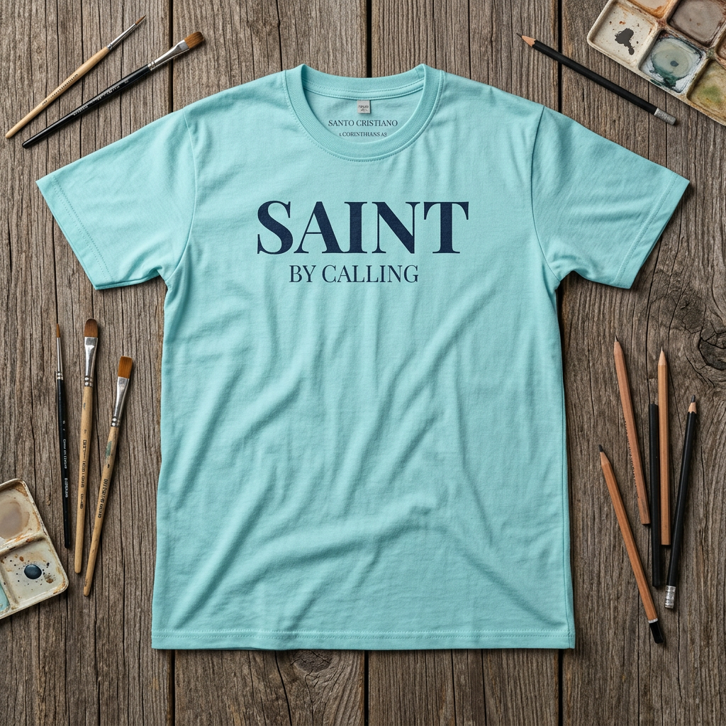 Saint By Calling T-Shirt — "Called to Be Saints" Christian Graphic Tee