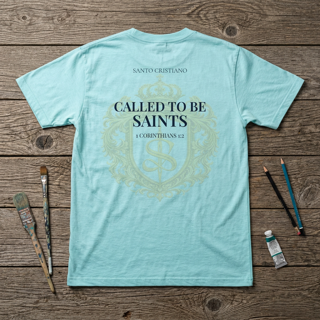 Saint By Calling T-Shirt — "Called to Be Saints" Christian Graphic Tee