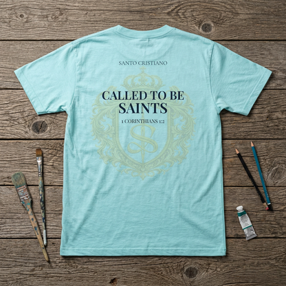 Saint By Calling T-Shirt — "Called to Be Saints" Christian Graphic Tee