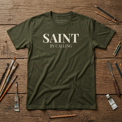 Saint By Calling T-Shirt — "Called to Be Saints" Christian Graphic Tee
