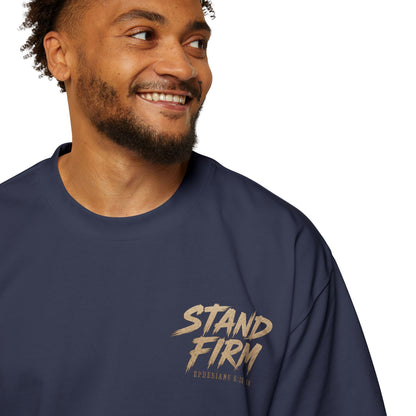 Stand Firm Shield T‑Shirt — Christian Faith Armor Graphic Tee