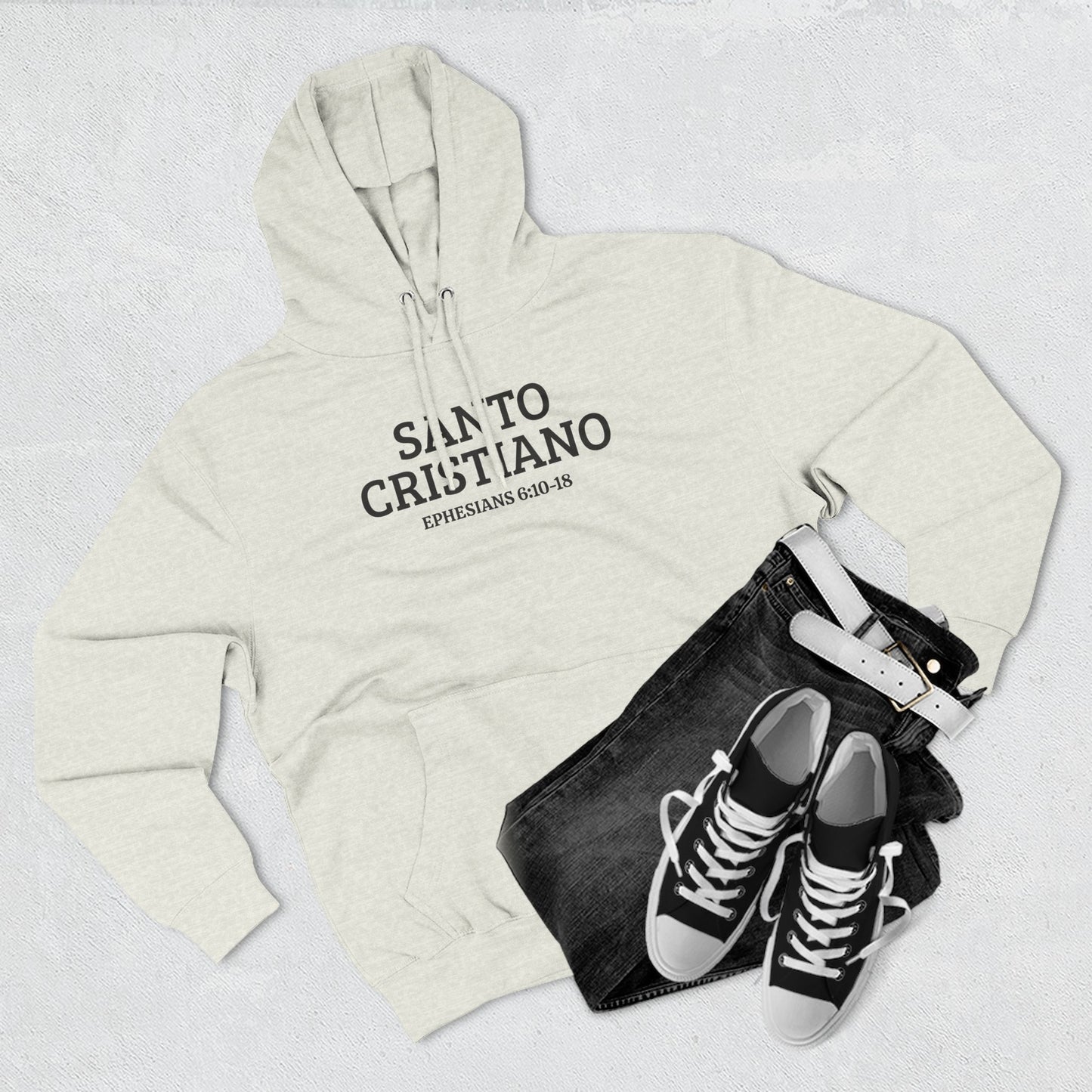 Christian Hoodie - "Soldier of Christ" Shield Fleece Pullover