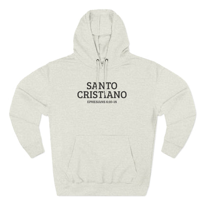 Christian Hoodie - "Soldier of Christ" Shield Fleece Pullover
