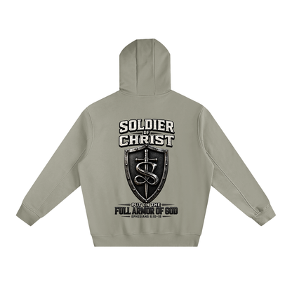 Soldier of Christ Fleeced High Neck Hoodie