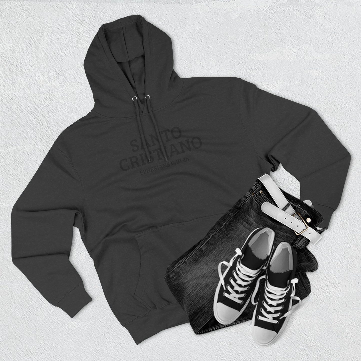 Christian Hoodie - "Soldier of Christ" Shield Fleece Pullover