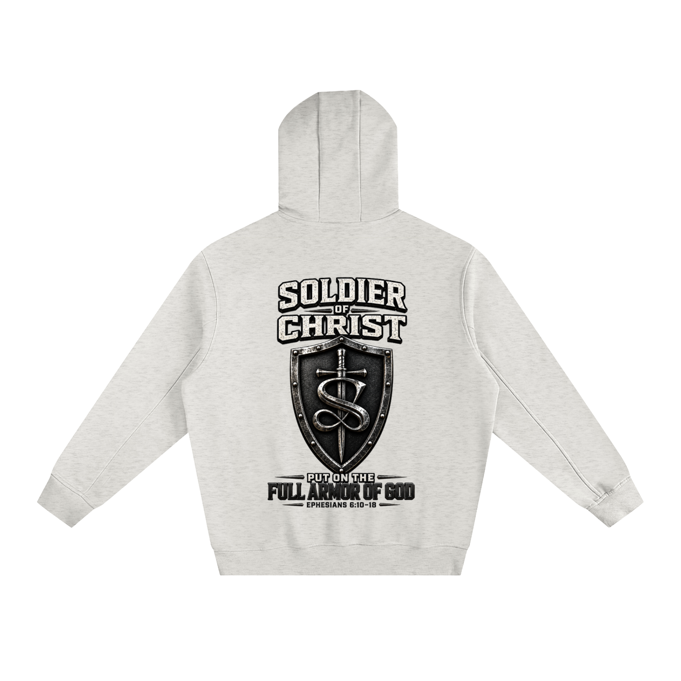 Soldier of Christ Fleeced High Neck Hoodie