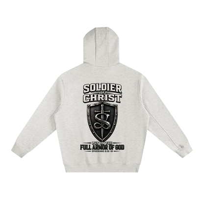 Soldier of Christ Fleeced High Neck Hoodie