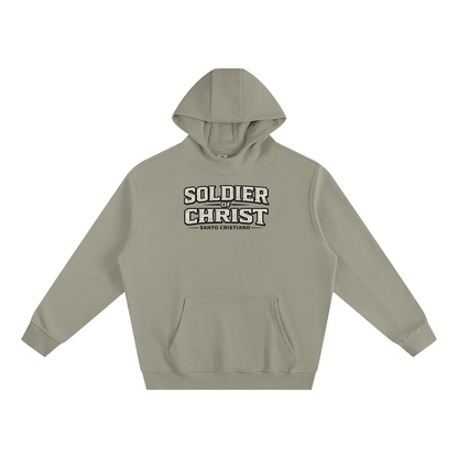 Soldier of Christ Fleeced High Neck Hoodie