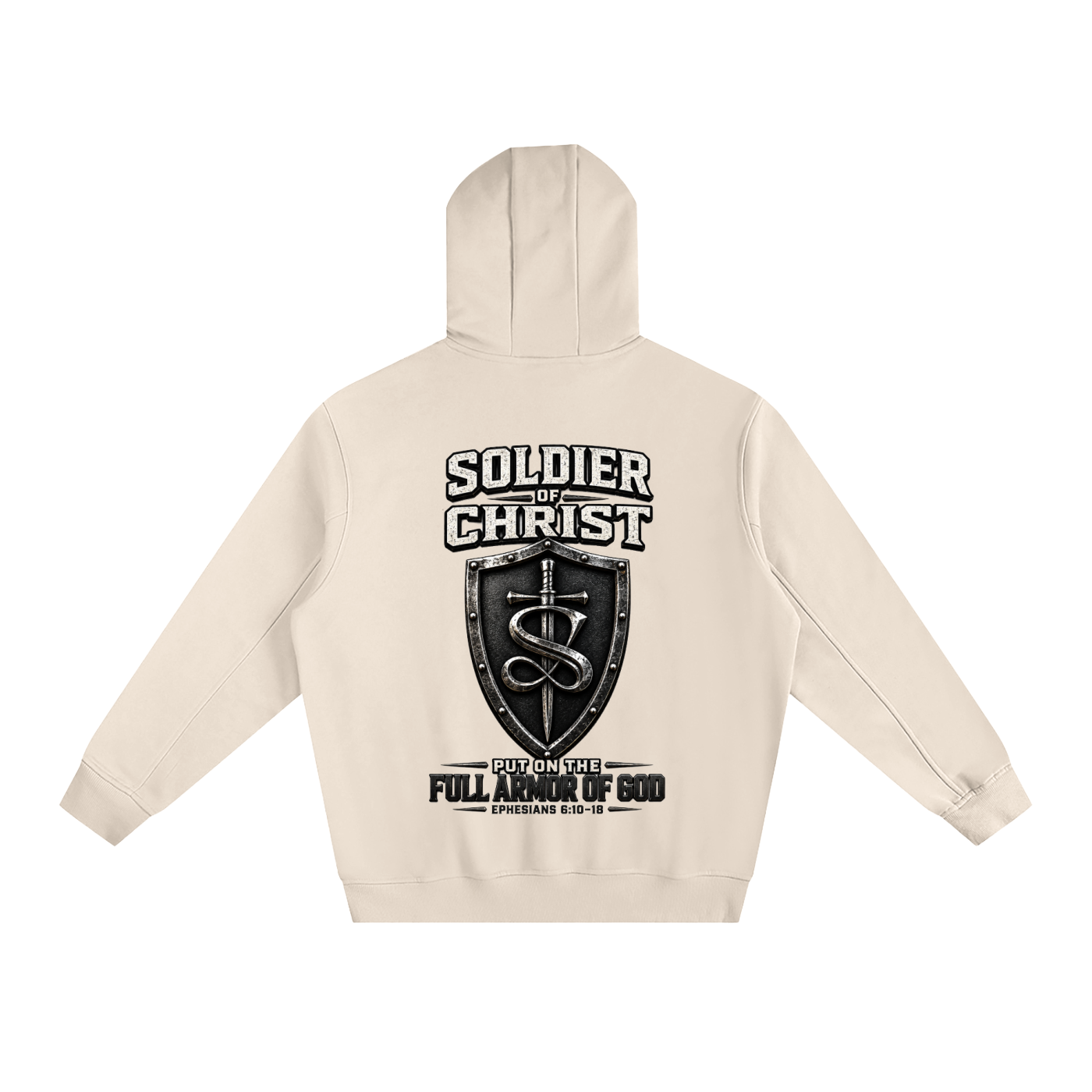 Soldier of Christ Fleeced High Neck Hoodie