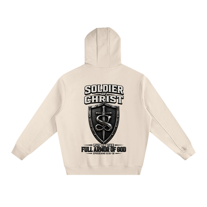 Soldier of Christ Fleeced High Neck Hoodie